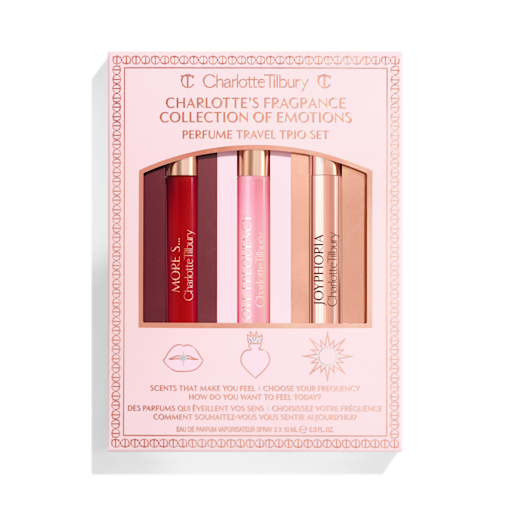 FRAGRANCE COLLECTION OF EMOTIONS PERFUME TRAVEL TRIO SET LIMITED EDITION FRAGRANCE KIT