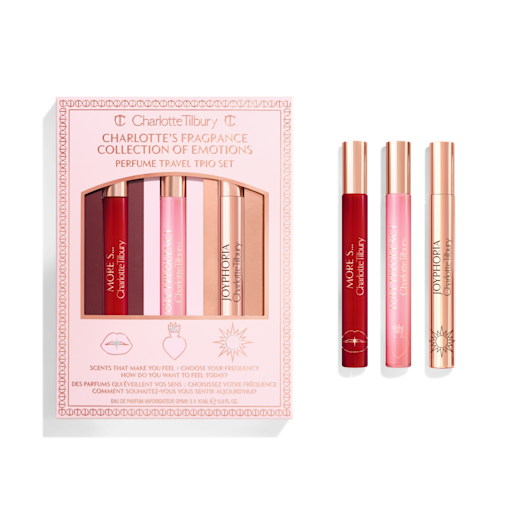 FRAGRANCE COLLECTION OF EMOTIONS PERFUME TRAVEL TRIO SET LIMITED EDITION FRAGRANCE KIT