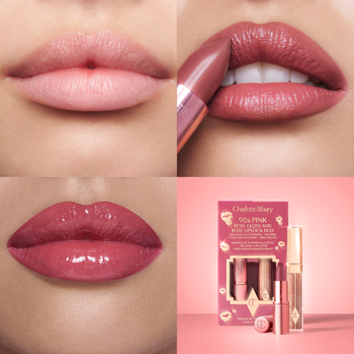 GLOSS & LIPSTICK DUO 90s PINK