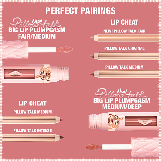 PILLOW TALK BIG LIP PLUMPGASM FAIR TO MEDIUM