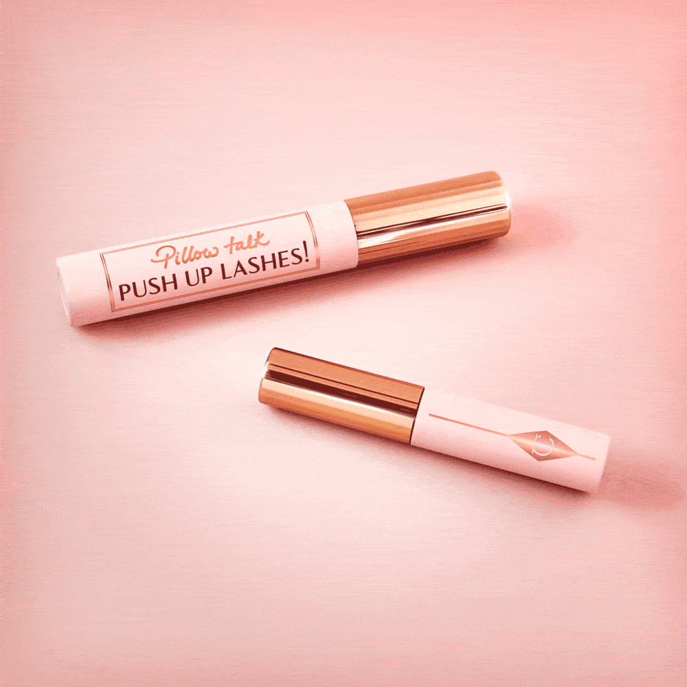 PILLOW TALK PUSH UP LASHES! MASCARA SUPER BLACK 4ML TRAVEL